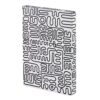 Nuuna Notebook A5+ | Graphic L - Miracle | 3.5 mm Dot Grid | 256 Numbered Pages | 120 g Premium Paper | White Leather | Sustainably Produced in Germany