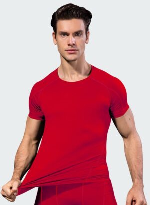 POIHIDE Men's Compression Shirts Short Sleeve Workout Gym T-Shirt Running Tops Quick Dry Sports Base Layer Athletic Undershirts