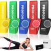 PROIRON Resistance Bands Anti Curling/Slip/Snap, Silicone/Latex Exercise Loop Bands for Women Men, Stretch Bands for Leg Arm Ankle Glute Exercise, Gym Yoga Pilates Fitness Workout Physio Bands Set