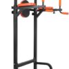 Power Tower Dip Station Adjustable Pull Up Bar, Push Up Workout Dip Stands Strength Training Equipment
