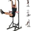Power Tower Pull Up Bar Workout Dip Station,Multi-Function Home Gym Strength Training Fitness Equipment, Zanbeel
