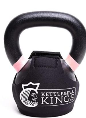 SPECIFIC TO KETTLEBELL KINGS PRODUCTS - Powder Coat Kettlebell Wrap (4-48 KG) - Floor Protector Kettlebell Cover With 3mm Neoprene Sleeve for Gym or Home Fitness Kettlebell Protection