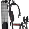 SPORTNOW Compact Home Gym System with 45kg Weight Stack, Weights Machine, Mult-Gym Leg Press Machine Dual-Action Chest Station for Full Body Fitness Training