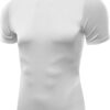 Short-Sleeved Compression Tops for Men - Tight Fit Body Shaper T-Shirt and Base Layer. Moisture-Wicking Gym Clothes. Anti-Odour Fabric for Ultimate Performance and Comfort. 6 Colours. 6 Sizes.