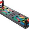 Shoze Push Up Board Foldable Press Up Boards Push Up Equipment Fitness Gym Muscle Strength Perfect Push Up, Portable Exercise Equipment For Men Women Home Workouts Push Up Black