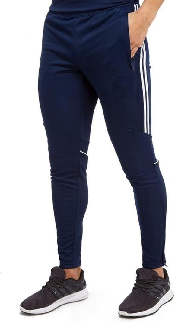 Sterling Sports® Mens Training Tango Tracksuit Trouser Bottoms Gym Jogging Joggers Sweat Pants Tracksuit Bottoms Men, Mens Tracksuit Bottoms, Zip Off Trousers Men
