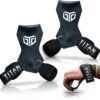 Titan Armour® Premium Multi Grip Straps/Hooks/Gloves | Heavy Duty Weight Lifting Straps for Pull & Push Exercises | Ultimate Grip & Protection for Weightlifting & Gymnastics | Men & Women | UK Brand