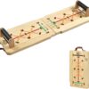 Vimexciter Solid Wooden Push Up Board Kit with Pilate Bar, Resistance Bands Sets and Handles, Multi-Function Foldable Push up Stands for Men and Women, Full Body Workout Equipment for Home Gym