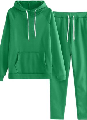 Womens 2 Piece Oversized Lounge Sets Fall Spring Trendy Streetwear Y2k Lounge Tracksuit Baggy Hoodies Pullover and Athletic Joggers Suits Gym Activewear Streetwear with Pocket