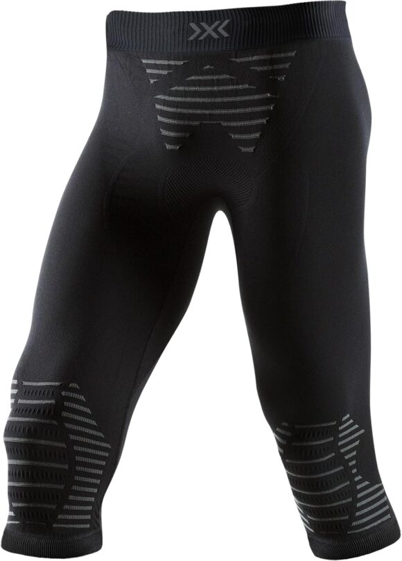 X-Bionic Men's Invent 4.0 Pants 3/4 Men Sports Trousers Running Jogging Training Fitness Gym Compression Baselayer Legging