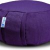 Yogan Yoga Cushion/Meditation Cushion | Natural Buckwheat Hulls Filling | Outer Cover (Could be Removed and Washed) - Made of 100% Organic Cotton