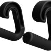 kowaku 2x Pull up Handles Grips Cable Machine Handles Exercise Handles Pull Down Machine Attachment for Deadlift Workout Barbells